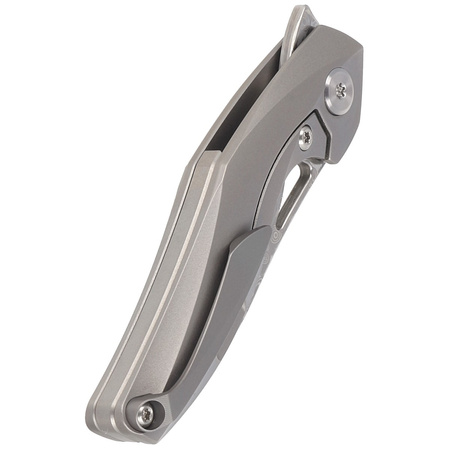 Nóż na szyję Bestech The Reticulan Grey Titanium, Damascus by Elijah Isham (BT1810G)