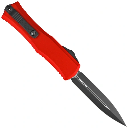 Microtech Hera II Mini D/E Red Aluminium, Black M390MK by Tony Marfione (1702M-1RD)