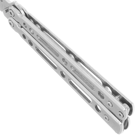 Nóż składany motylek Martinez Albainox Balisong Polished Steel, Polished 3Cr13Mov (02212)