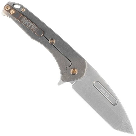 Nóż składany Medford Praetorian Swift FL Flipper Tumbled Tanto, Black Handle, Bronze HW/Clip, S45VN (MKFF2064TT-42TM-T1C1-Q4)