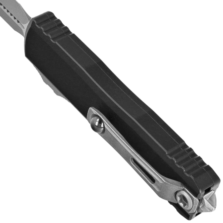 Microtech UTX-85 Gen IV D/E OTF Knife Black Aluminum, Apocalyptic M390MK by Tony Marfione (12324-10AP)