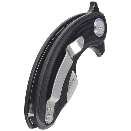 Bestech Strelit Black G10, Satin/Black Stonewashed 14C28N by Ostap Hel Knife (BG52A-2)