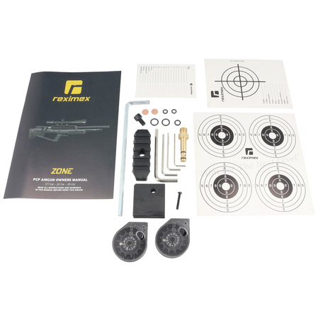 Reximex Zone 6.35mm PCP Air Rifle with Regulator and Sound Moderator