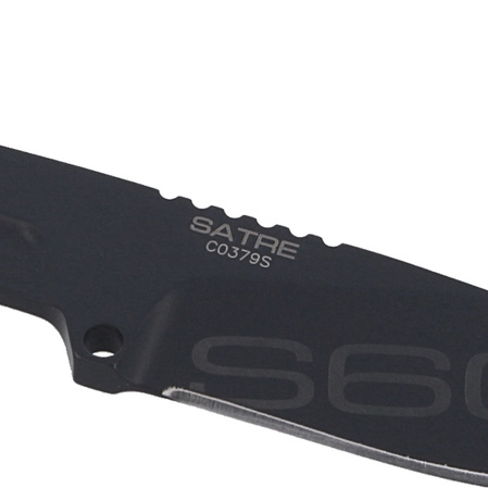 Nóż Extrema Ratio Satre S600 Black, Exp Dark S600 by Daniele Dal Canto (04.1000.0222/BLK/S6)