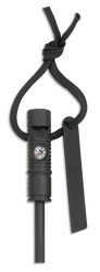 Krzesiwo Barbaric 33286 Fire Starter Black z gwizdkiem i kompasem