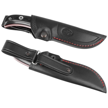 Muela Husky Black Micarta, Satin 14C28N (HUSKY-11M)