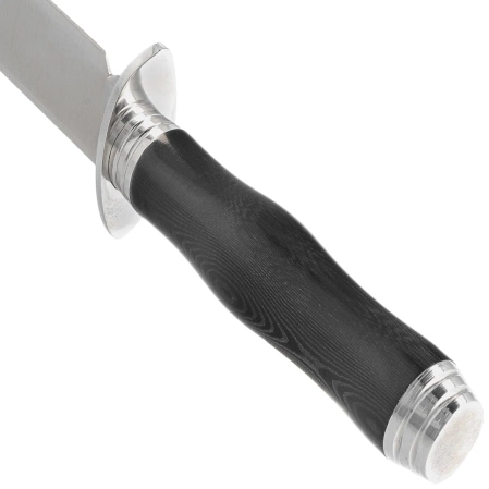 Muela Urial-19M Black Micarta, Satin X50CrMoV15 knife