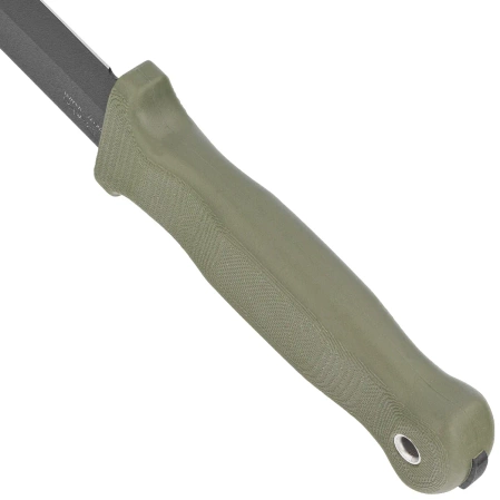 Demko Armiger 4 Spear Point Knife OD Green TPR, Black Powder Coated 80CrV2 by Andrew Demko (ARM4-80CrV2-OD-SPR)