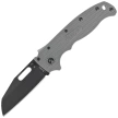 Demko AD20.5 Shark Foot Knife Grey Grivory, Black DLC D2 by Andrew Demko (205-D2-SF-DLC)