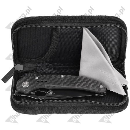 Nóż składany Bestech Exploit Black Titanium/CF, Black Stonewashed CPM S35VN by Todd Knife and Tool (BT2005G)