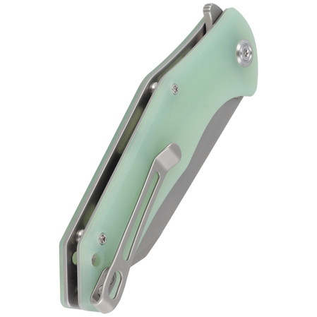 Kubey Flash KU158I Knife Jade G10, Bead Blasted AUS-10
