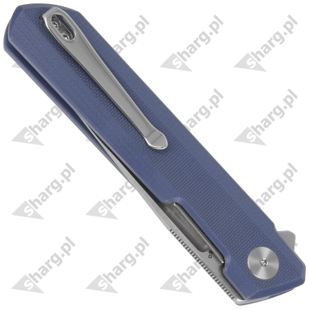 Nóż składany Bestechman Dundee Grey G10, Stonewash / Satin D2 by Ostap Hel (BMK01C)