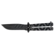 Martinez Albainox Balisong Knife Gray Stone Steel, Gray Stonewashed 3Cr13MoV (02105)