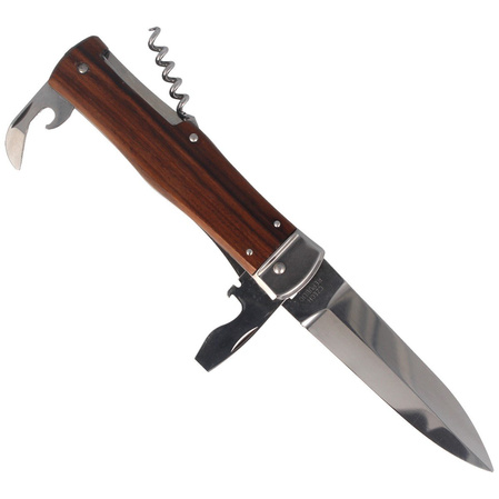 Mikov Predator Classic Palisander Wood Automatic Knife (241-ND-4/KP)