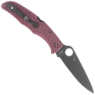 Spyderco Endura 4 Sprint Run Burgundy FRN, TiCN Micro-Melt PD#1 by Sal Glesser (C10BGBKP)