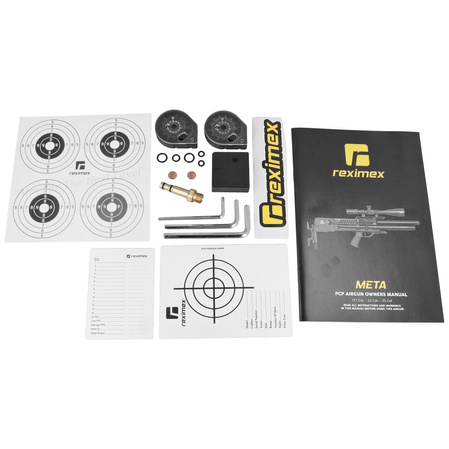 Reximex Meta 4.5mm PCP Air Rifle with Regulator and Sound Moderator