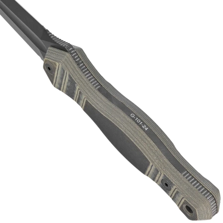 Nóż Mikov Golak LE Black/Olive G10, Black DLC N690 by Roman Hippík (GOLAK)