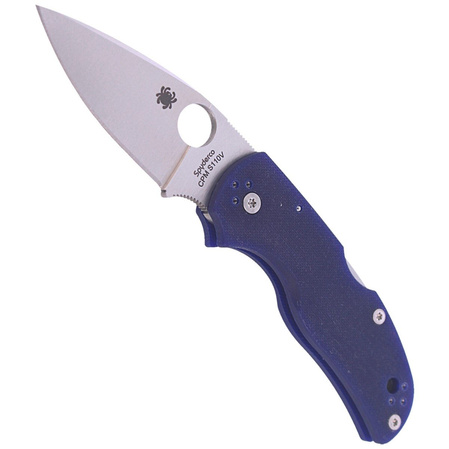Nóż składany Spyderco Native 5 Dark Blue G10, Satin CPM S110V by Sal, Eric Glesser (C41GPDBL5)