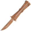 Martinez Albainox RainGold Balisong Gold Steel, Gold 3Cr13Mov (02165)