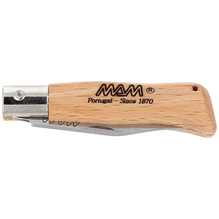 MAM Douro Mini Knife, Light Beech Wood, Inox HW, Satin 420 (2003-LW)