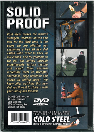 Film DVD Cold Steel Solid Proof