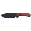 CIVIVI Knife Voltaic Stainless / Cuibourtia Wood, Black Stonewashed 14C28N (C20060-1)