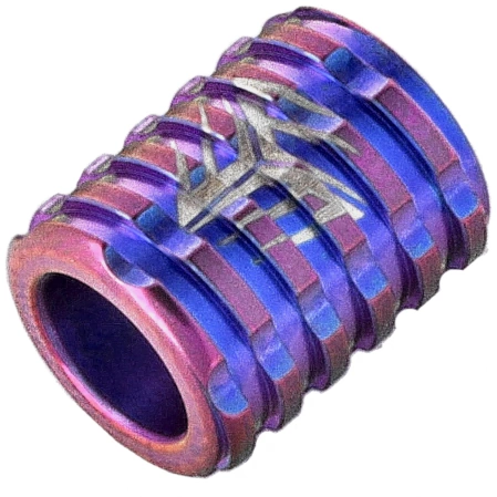 WeKnife Titanium Paracord Bead, Purple (A-02B)