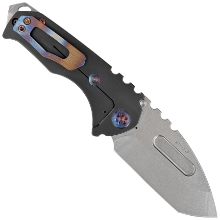 Nóż składany Medford Praetorian Genesis T Tanto Charocal DLC Titanium, Flm HW/Clip, Tumbled S45VN by Greg Medford (MK0294TT-30PV-TFCF-BN)