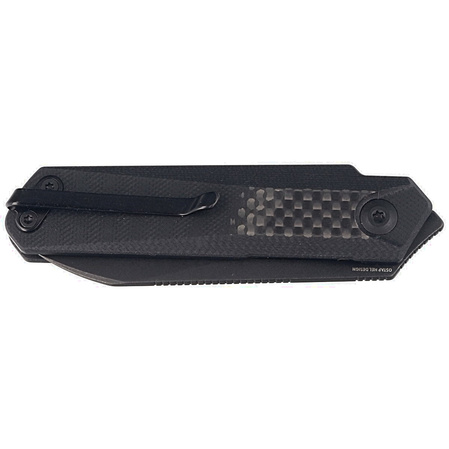 Civivi Knife Ki-V Plus Carbon Fiber / Black G10, Black Stonewashed Nitro-V by Ostap Hel (C20005B-3)