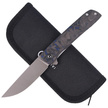Nóż składany CIVIVI Bo Blue / Black Carbon Fiber, Gray Stonewashed Nitro-V by Brad Zinker (C20009B-A)
