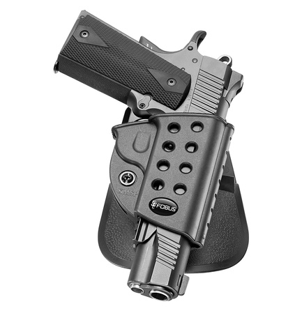 Fobus 1911 holster with rail: Colt, Springfield, Kimber (KMSP L RT)