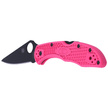 Nóż składany Spyderco Delica 4 FRN Pink, Black Blade Plain CPMS30V (C11FPPNS30VBK)
