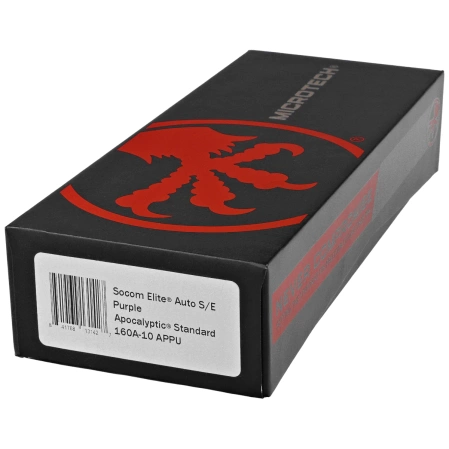 Microtech Socom Elite Auto S/E Automatic Knife Purple Aluminum, Apocalyptic M390MK by Tony Marfione (160A-10APPU)
