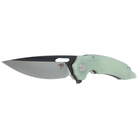 Bestech Ornetta Jade G10, Black/Satin D2 by Kombou Knife (BG50D)
