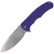 Nóż składany Civivi Praxis Purple G10, Damascus (C803DS-2)