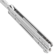 Third Decor Habitat Balisong Satin Stainless Steel, Satin 420 Butterfly Knife (K2920B)