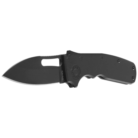 Nóż składany Demko Shark Cub Stealth Slicer Shark Black Aluminium, Black DLC CPM20CV by Andrew Demko (SC-STE-20CVDLC-BK-SS)