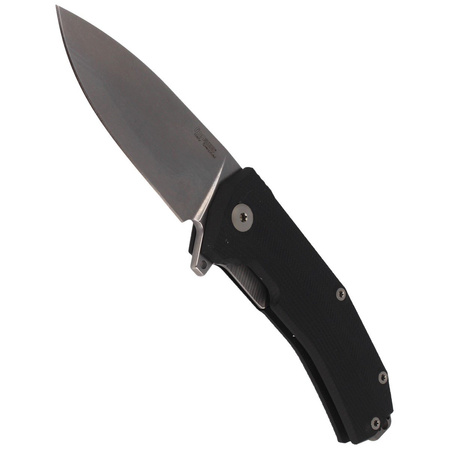 LionSteel KUR Black G10, Stonewashed Sleipner by Molletta (KUR BK)