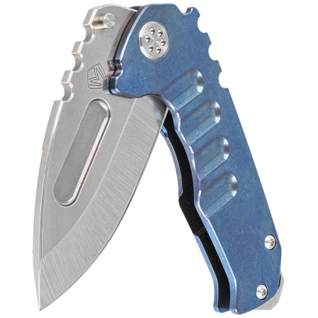 Medford Praetorian Genesis T Drop Point Blue, STD HW/Clip, NP3 Breaker, Tumbled S45VN (MK029STD-37A2-TSCS-BN)