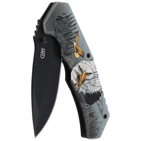 Herbertz CJH Knife 3D Eagle, Black 420 (ART000142)