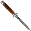 Frank Beltrame Stiletto Cocobolo Wood 23cm switchblade (FB 23/83)