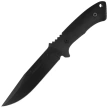 Spartan Blades Harsey Fighter Knife Black Polymer, Black 1095 Cro-Van by William W. Harsey (SBSL006BK)