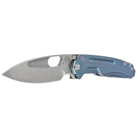 Nóż składany Medford Infraction Teal/Violet Multi-etch Titanium, Tumbled S45VN by Greg Medford