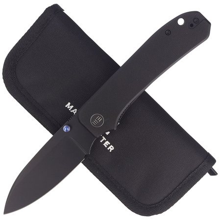 WE Knife Big Banter Black G10, Black Stonewashed CPM 20CV by Ben Petersen (WE21045-1)