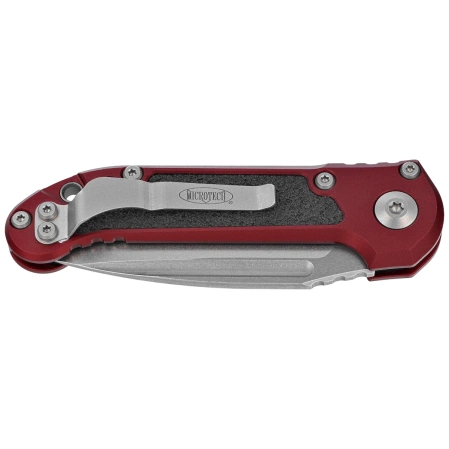 Microtech LUDT Gen III S/E Automatic Knife Merlot Aluminum, Stonewashed M390MK by Tony Marfione (1135-10MR)