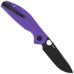 Bestechman Angry Owl Knife Purple G10, Black PVD D2 by Keanu Alfaro (BMK12E-2)