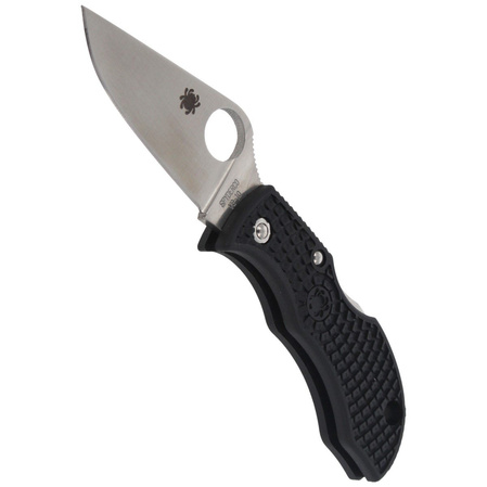 Spyderco Manbug Lightweight Black PlainEdge Knife (MBKP)