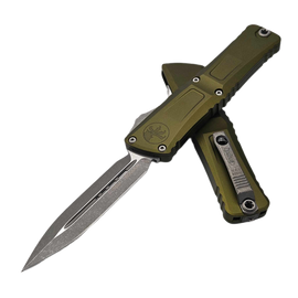 Nóż automatyczny OTF Microtech Combat Troodon Gen III D/E OD Green Aluminium, Apocalyptic M390MK by Tony Marfione (1142-10APOD)