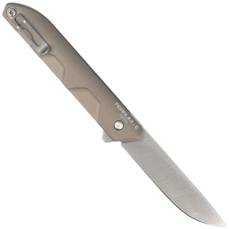 Nóż składany Extrema Ratio Ferrum E Tactical Mud Aluminium, Satin N690 (04.1000.0366/SAT/TM)