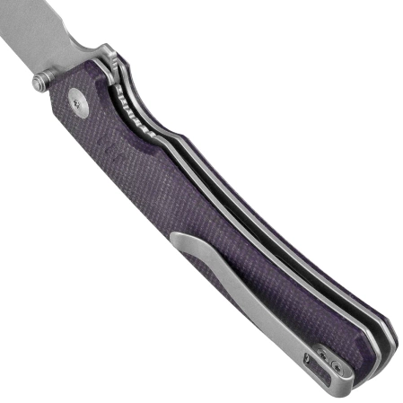 Nóż składany Civivi Merit Purple Canvas Micarta, Satin 14C28N (C24012-3)